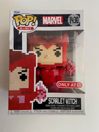 FUNKO POP-8-BIT THOR 1427, DR STRANGE 1428, IRON MAN 1429, SCARLET WITCH 1430-