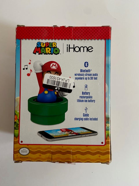 Super Mario Bluetooth Speaker, Wireless Speaker with Rechargeable Battery and USB Charging Cable
