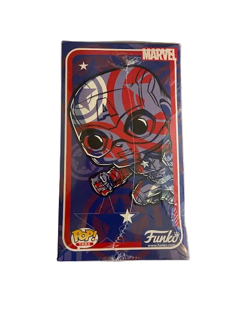 FUNKO POP! TEES - Captain America vinyl / XL T-shirt set.