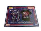 FUNKO POP! TEES - Captain America vinyl / XL T-shirt set.
