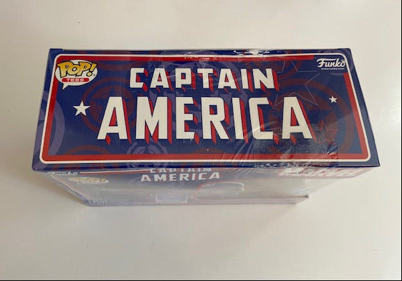 FUNKO POP! TEES - Captain America vinyl / XL T-shirt set.