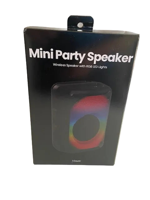 Chug Mini Party Speaker RGB LED Lights