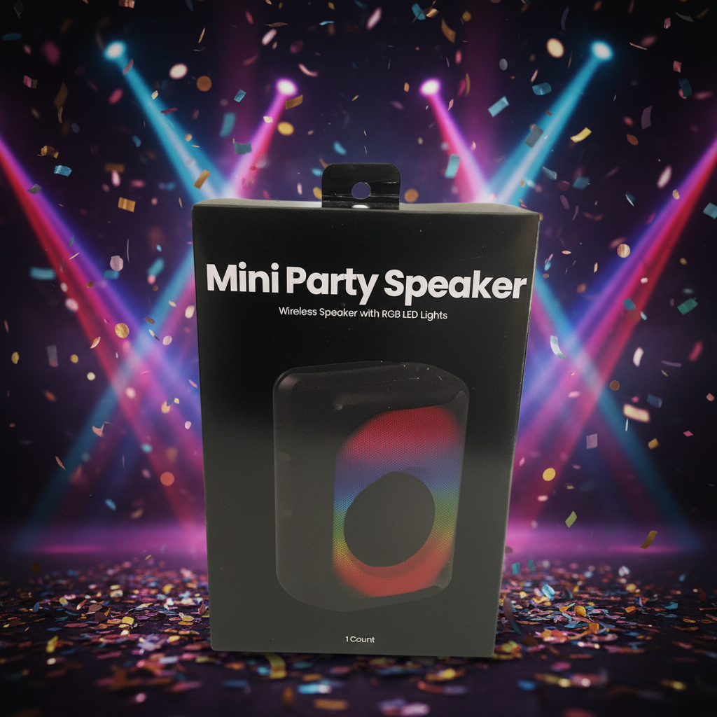 Chug Mini Party Speaker RGB LED Lights