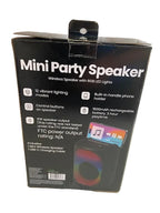 Chug Mini Party Speaker RGB LED Lights