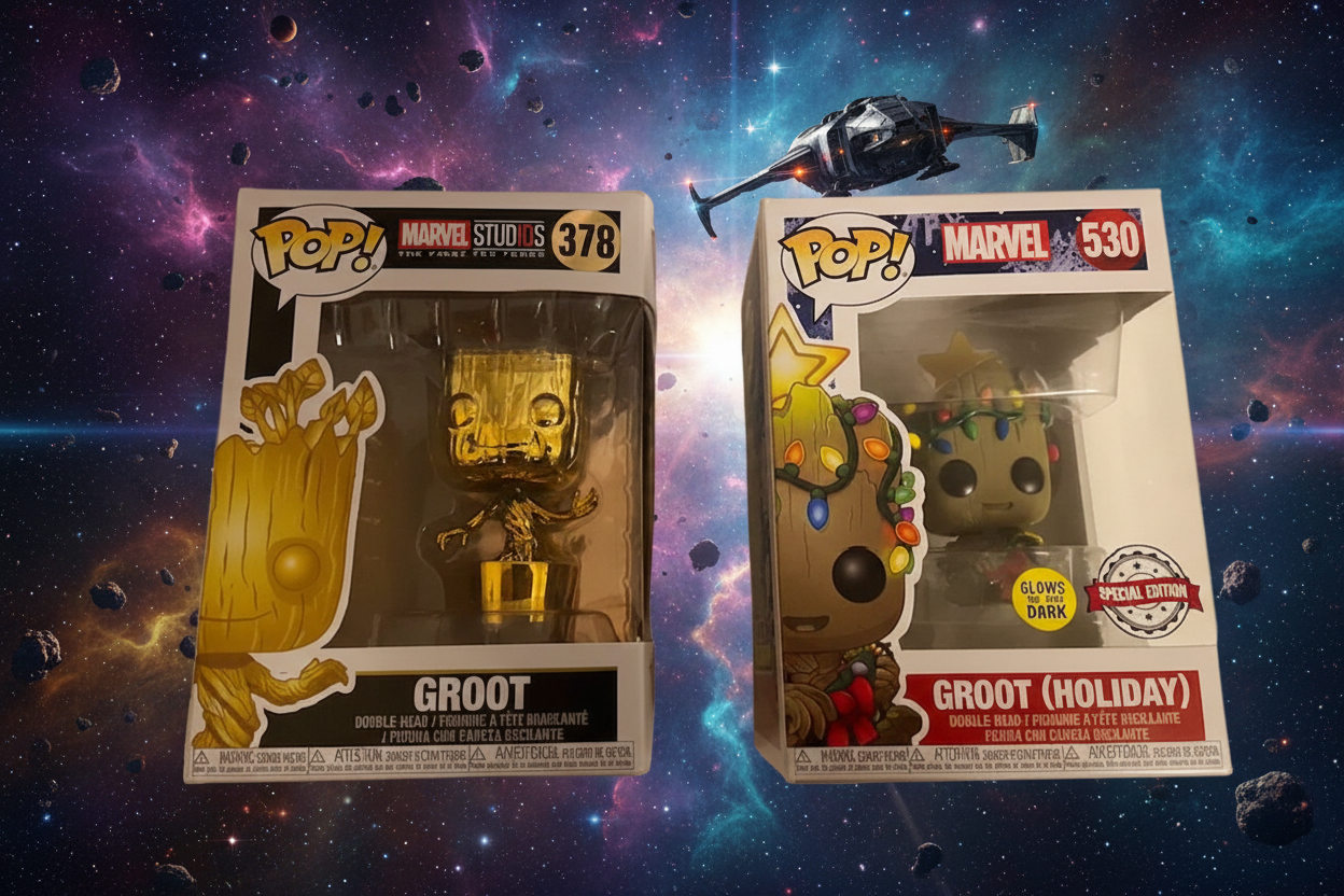 FUNKO POP - GROOT 378 AND 530
