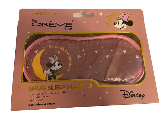 CREME SHOP - DISNEY MINNI MOUSE- Sleep Mask, Gel  Eye Mask,  Crystal Massage Roller