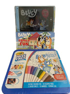 Bluey: Family Fun (Board Book) AND Bluey Color Wonder Mess Free Activity Set