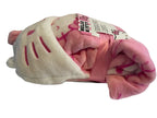 HELLO KITTY- Hooded Throw Blanket- 50 X 40 (pink)