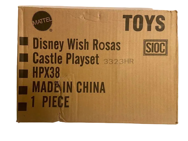 Disney’s Wish Rosas Castle Playset, Dollhouse with 2 Posable Mini Dolls, Star Figure & 20 Accessories