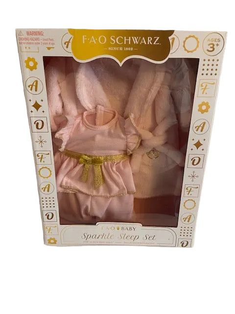 FAO SCHWARZ SPARKLE SLEEP SET- PINK