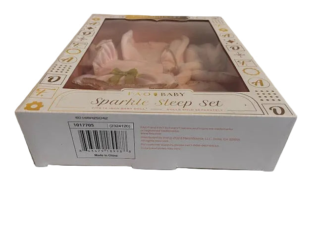 FAO SCHWARZ SPARKLE SLEEP SET- PINK