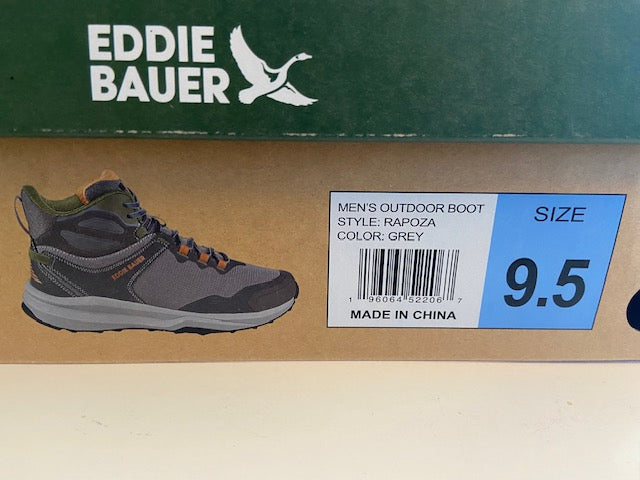 EDDIE BAUER RAPOZA OUTDOOR SNEAKER BOOT - SIZE 9.5