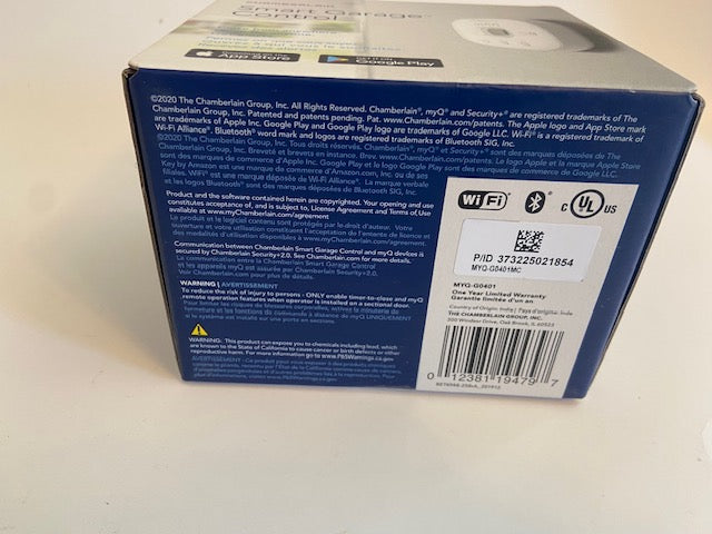Chamberlain  Smart Garage Door Opener Control  myQ-G0401