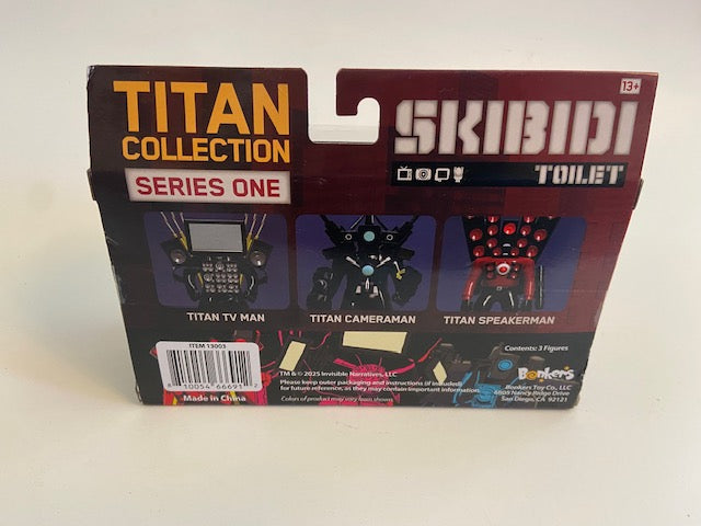 SKIBIDI TOILET TITAN COLLECTION SERIES ONE
