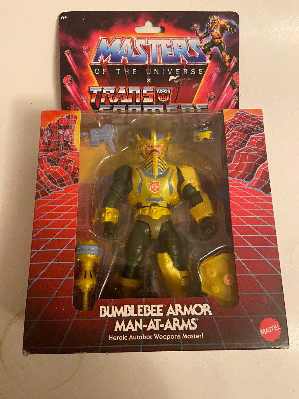 Masters of the Universe X Transformers Bumblebee Armor Man-At-Arms Action Figure