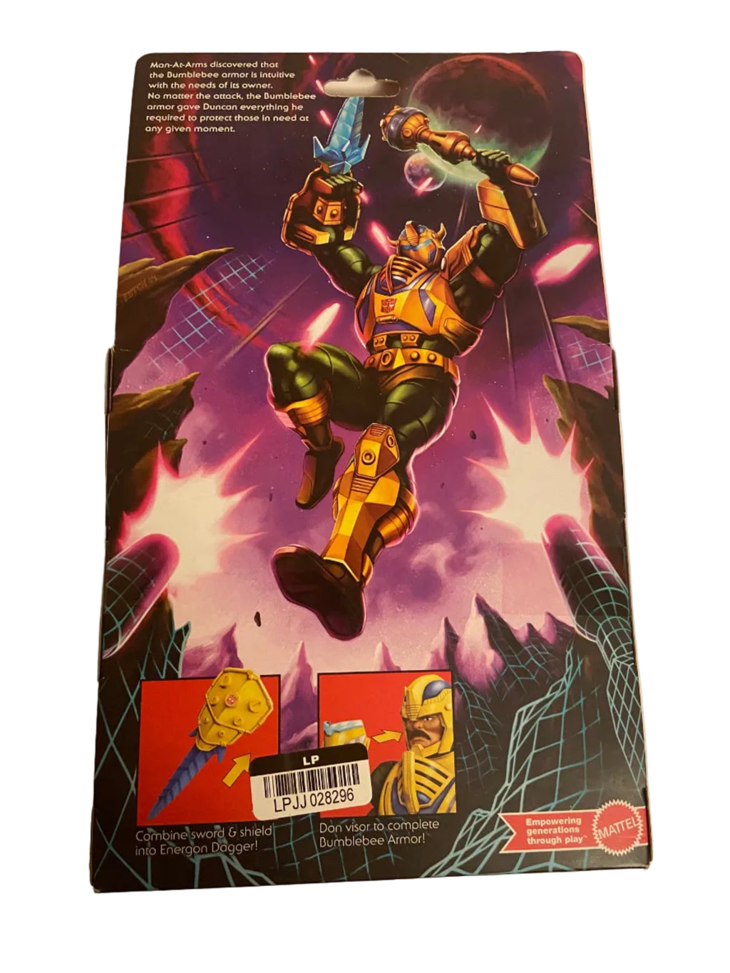Masters of the Universe X Transformers Bumblebee Armor Man-At-Arms Action Figure