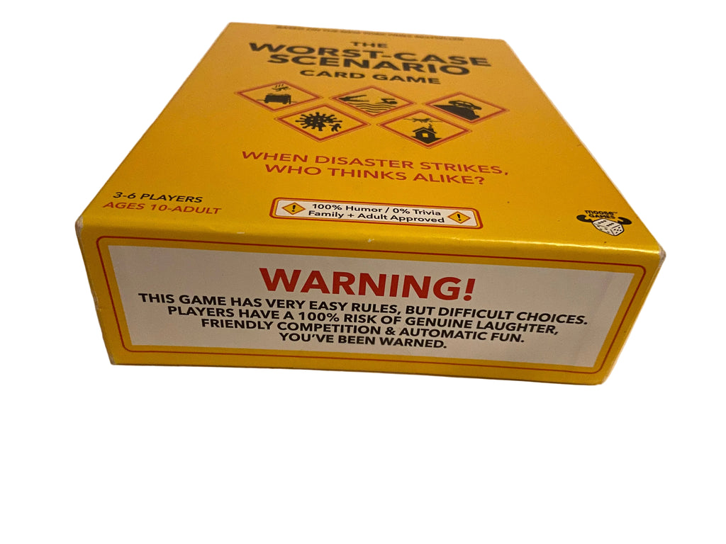 The Worst-Case Scenario Card Game