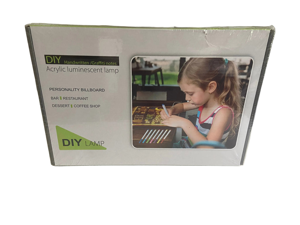 ACRYLIC LUMINESCENT LAMP- DIY LED DRAWING BOARD.
