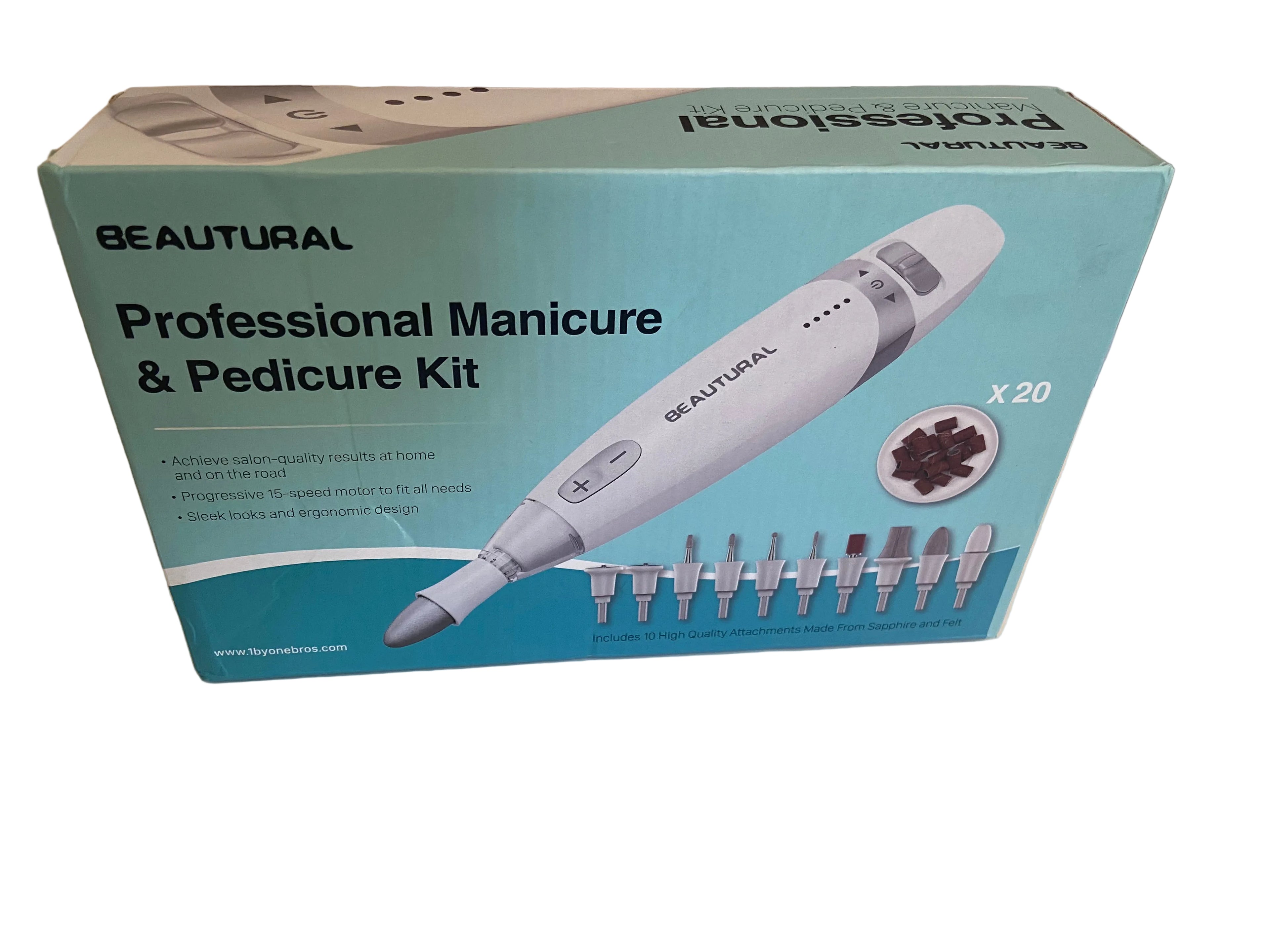 BEAUTURAL Professional Manicure and Pedicure Set Kit