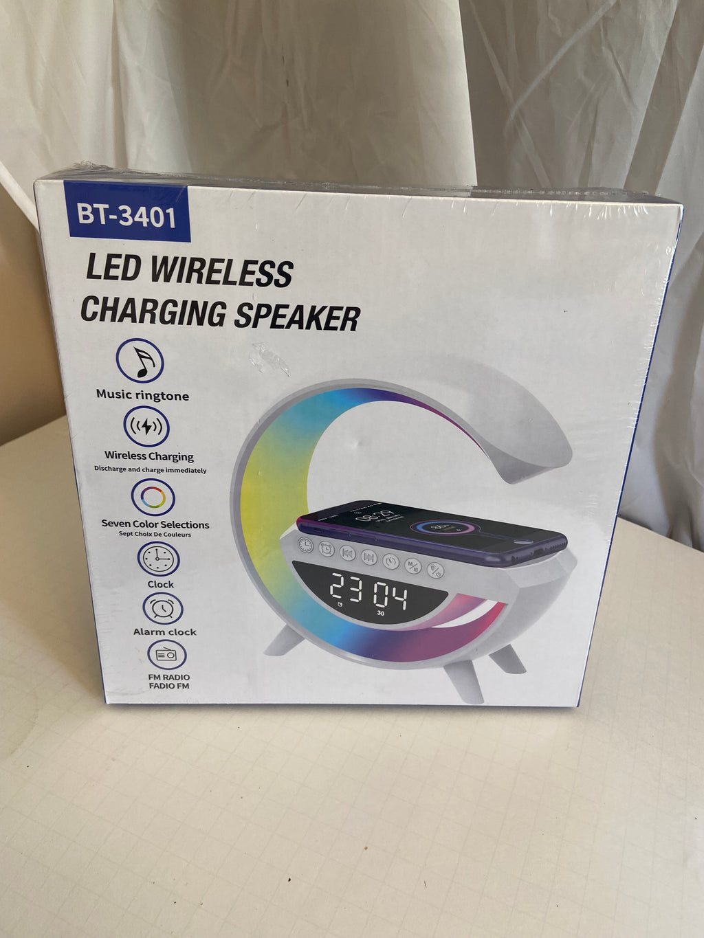 LED WIRELESS CHARGING SPEAKER