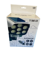 Outdoor Motion Sensor Solar Lights 77 LEDs Spotlight With Remote Controller