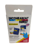 INCOHEARENT FAMILY EDITION CARD CAME GUESS THE GIBBERISH