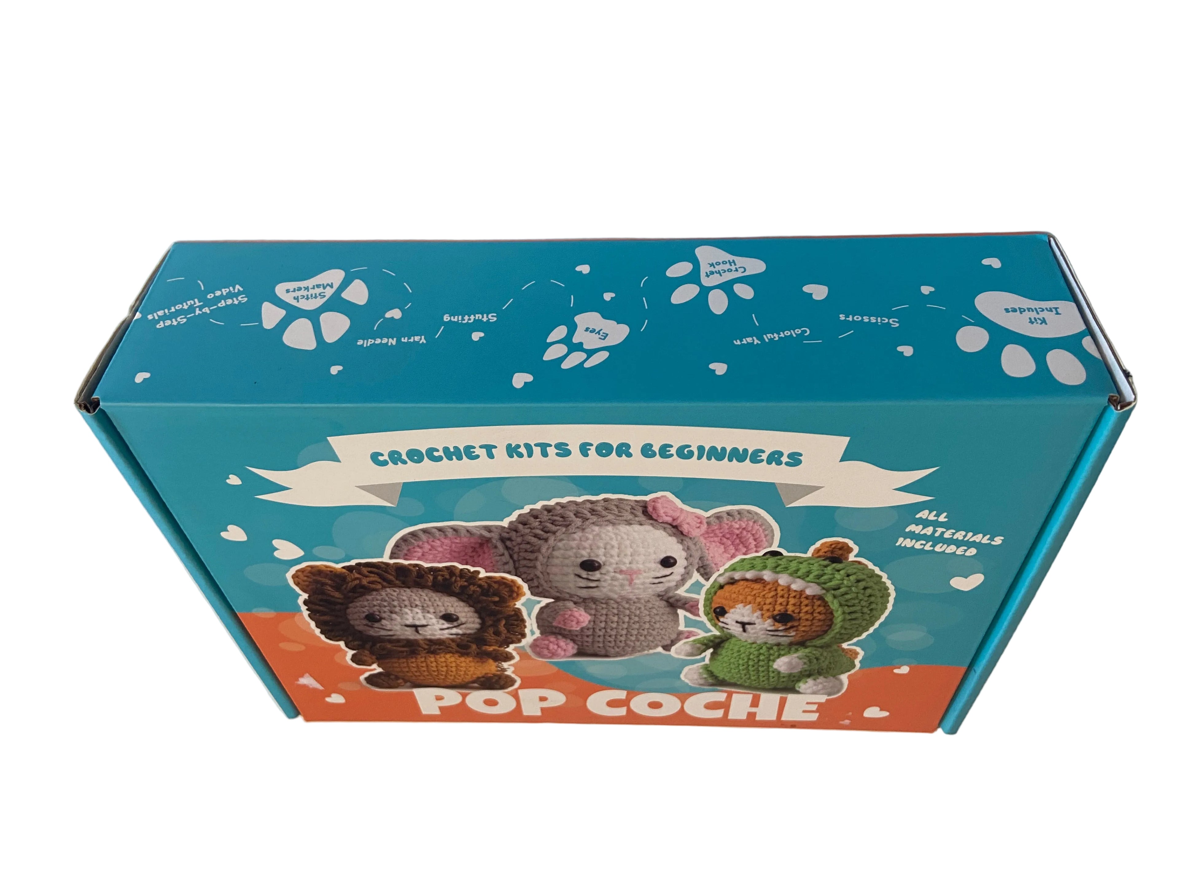 POP COCHE CROCHET KIT FOR BEGINNERS