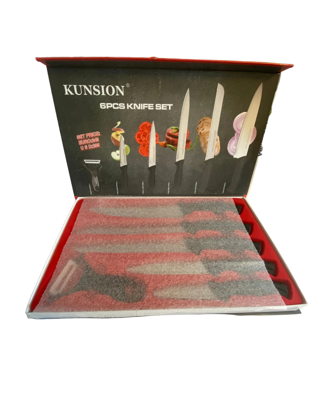 KUNISON MARMO+BIO 6 PIECE KNIFE SET KS-6620
