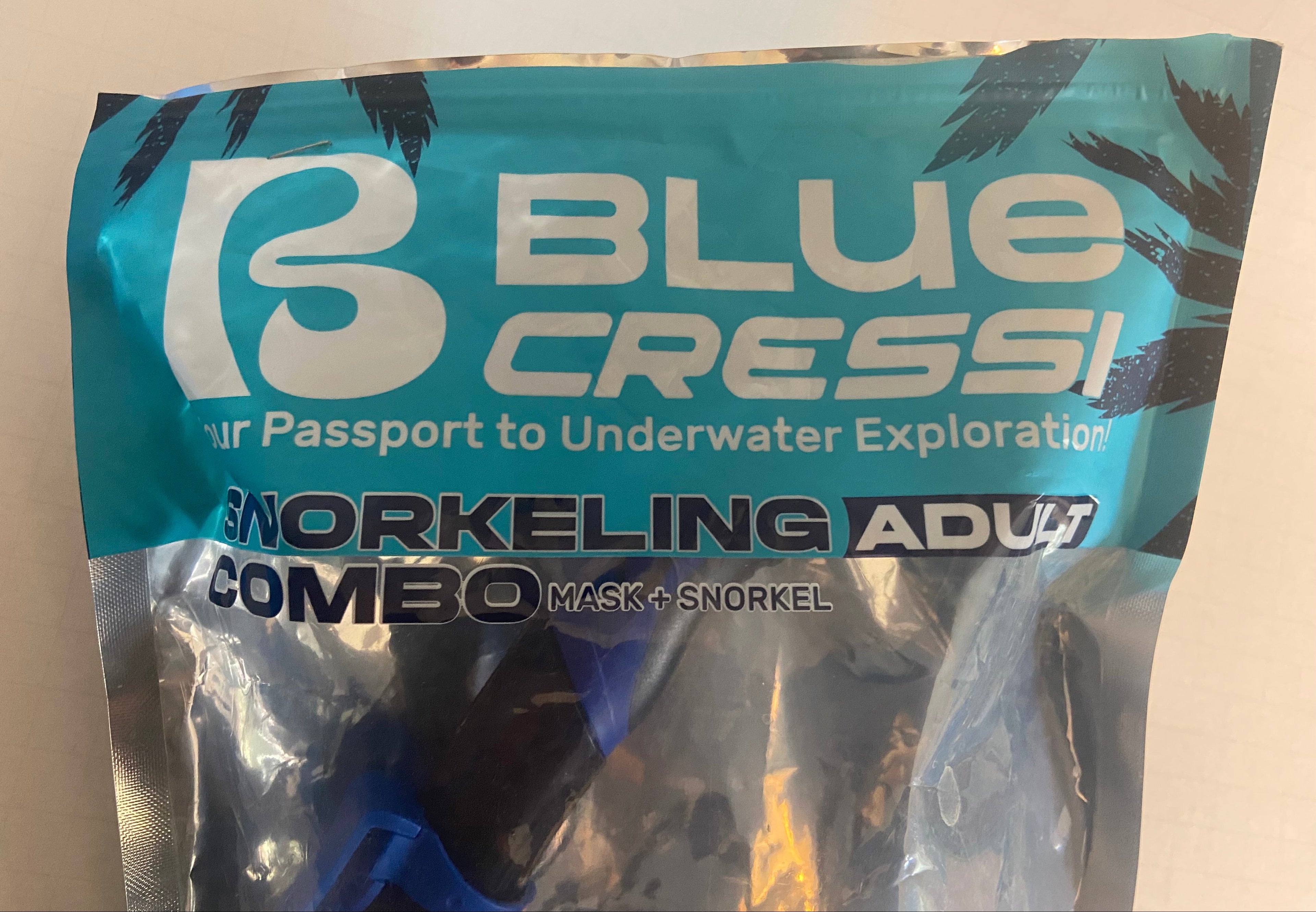 CRESSI ADULT SNORKELING COMBO - (BLUE/BLACK.