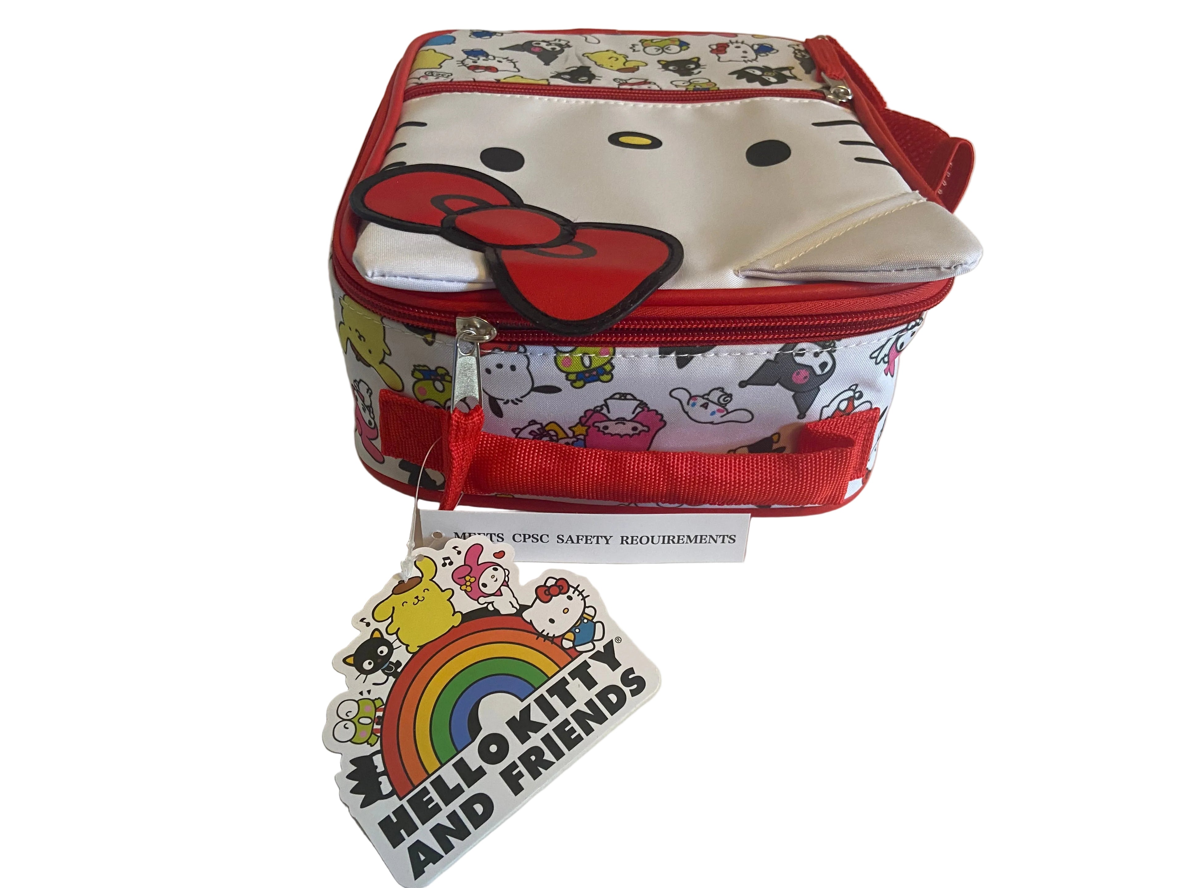 Hello Kitty and Friends Lunch Box Dual Compartment Insulated Lunch Tote Bag