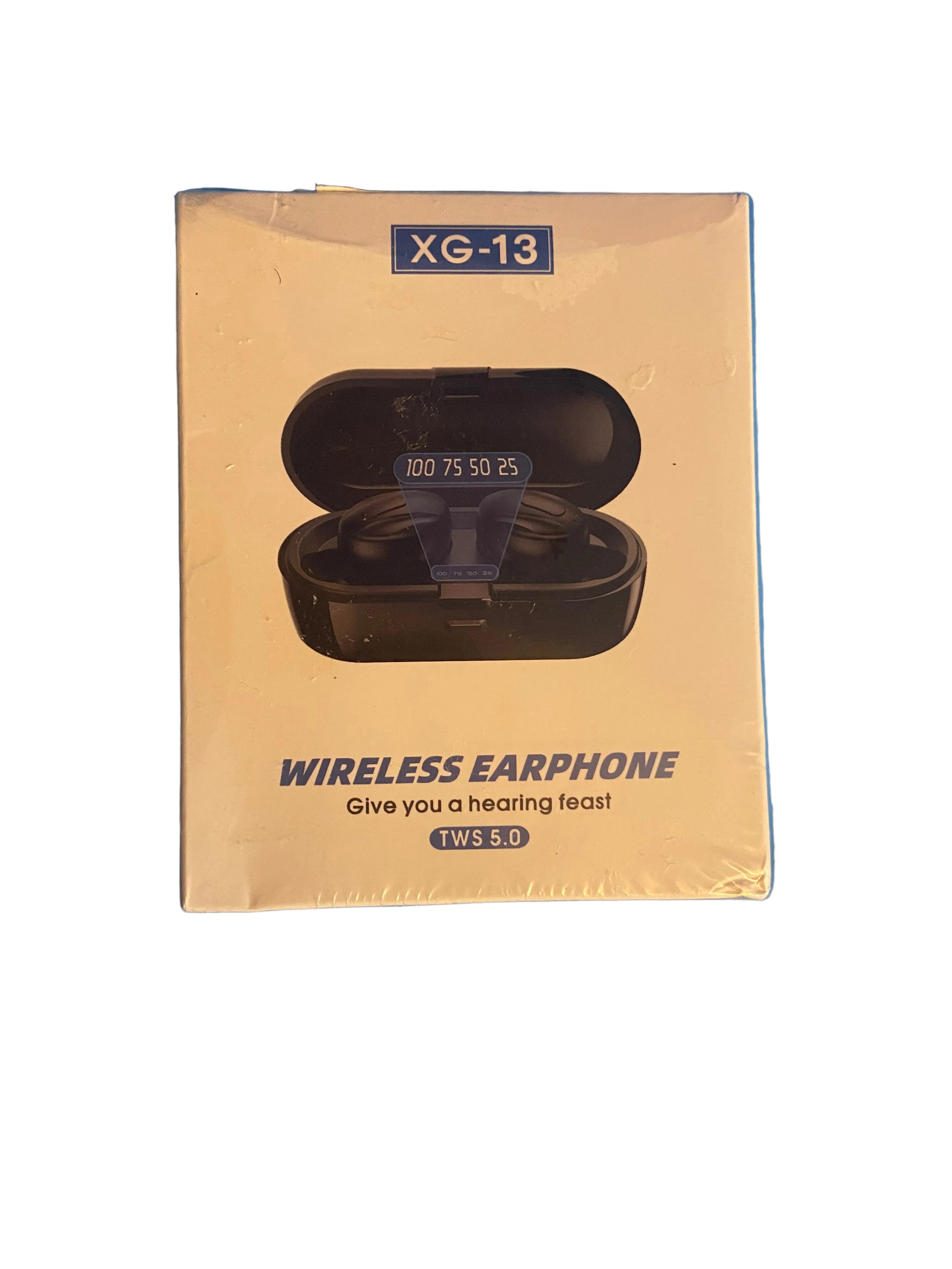 WIRELESS EARPHONE- XG-13  (BLACK)