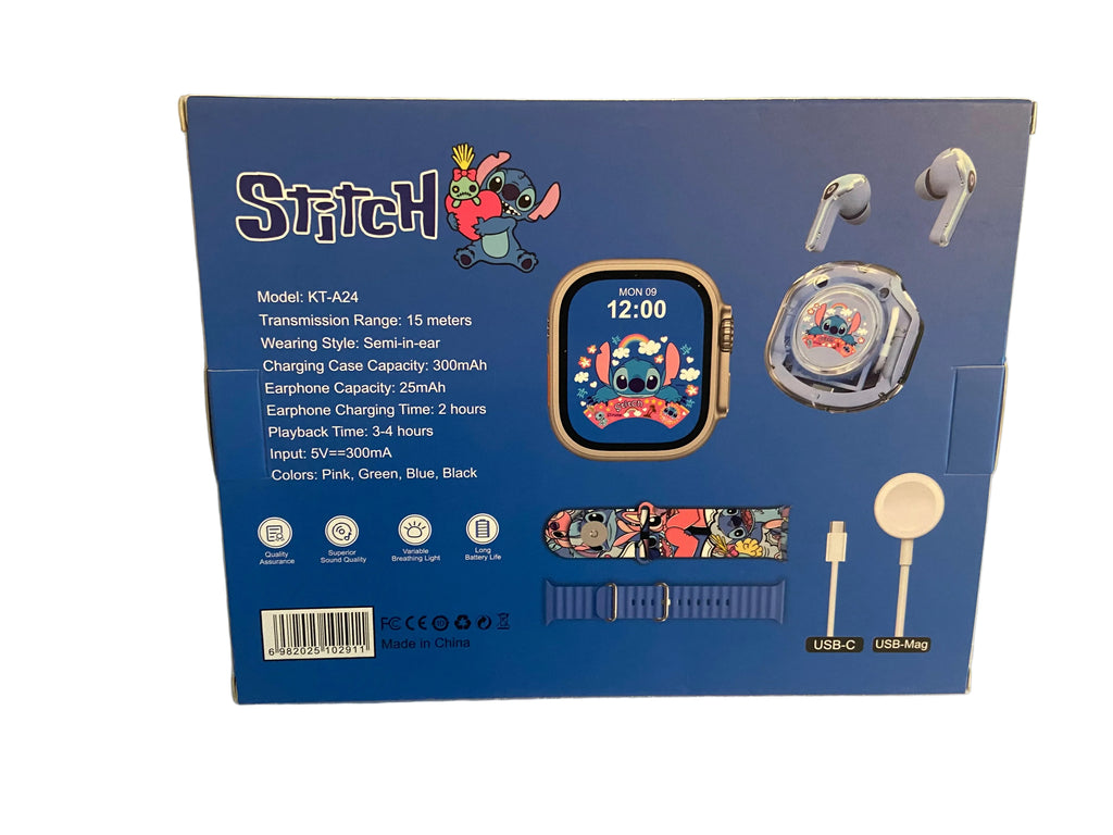 STITCH KT-A24 WATCH, EARBUD SET