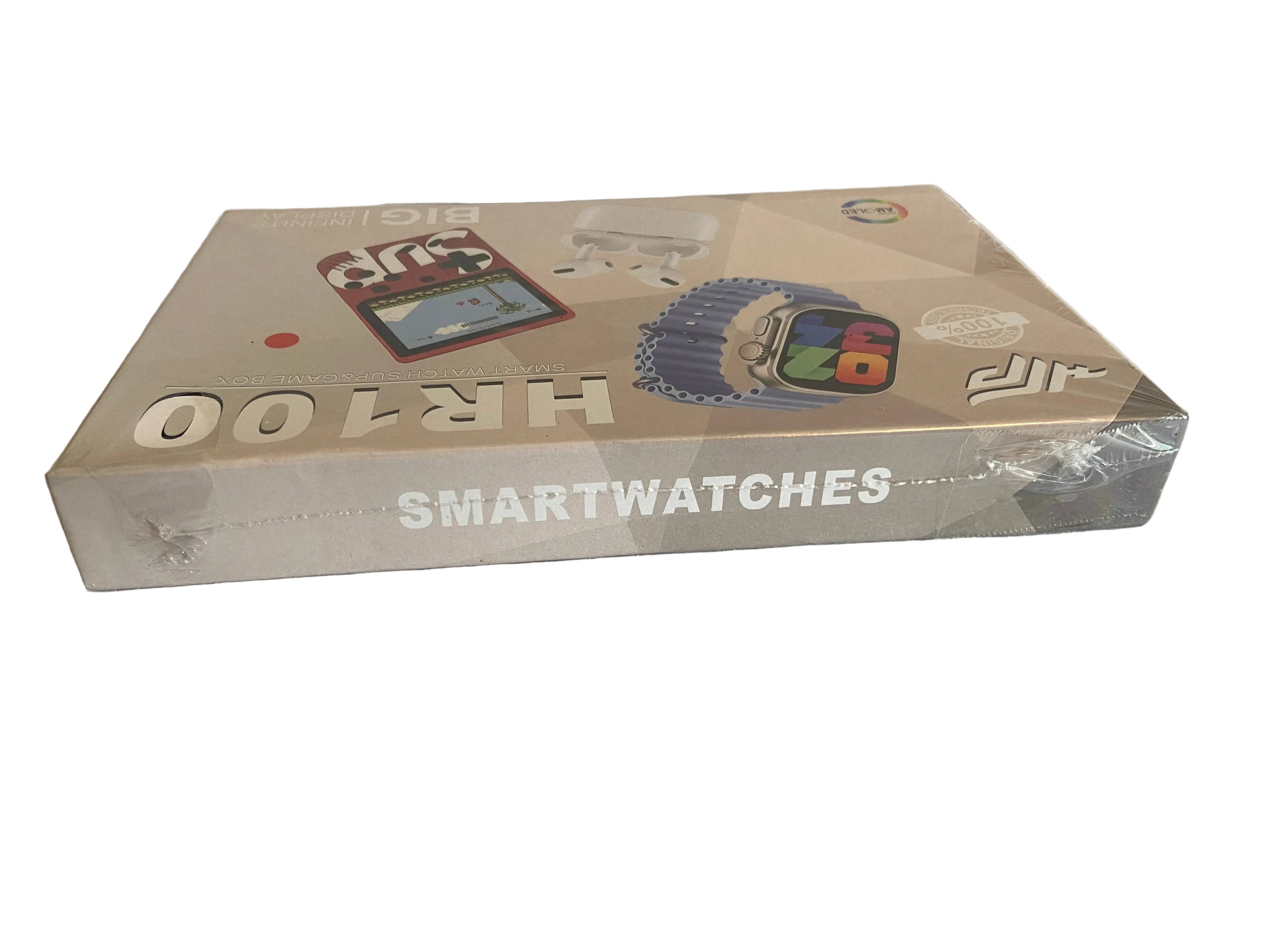 SMART WATCH BUNDLE- HR100- WATCH, EARBUDS, GAME