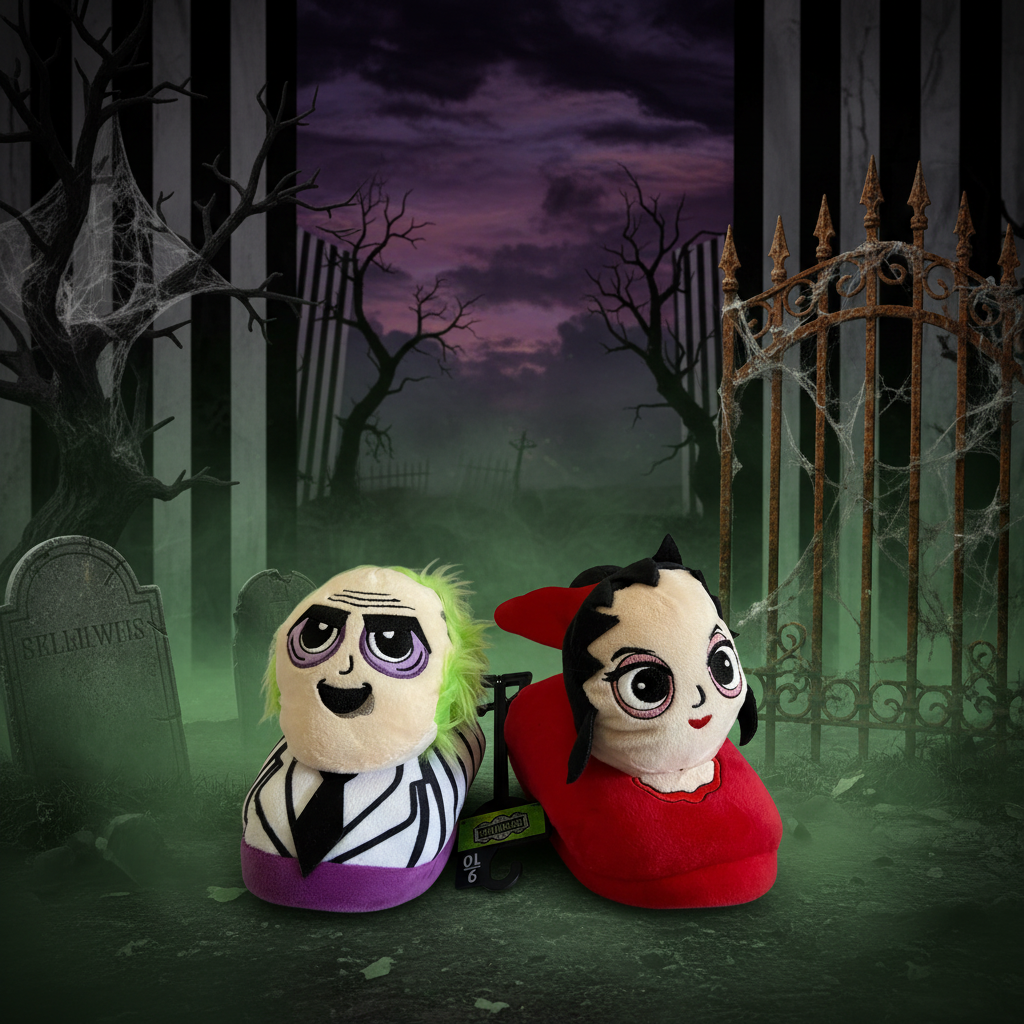 BEETLEJUICE SLIPPERS -  SIZE 9/10