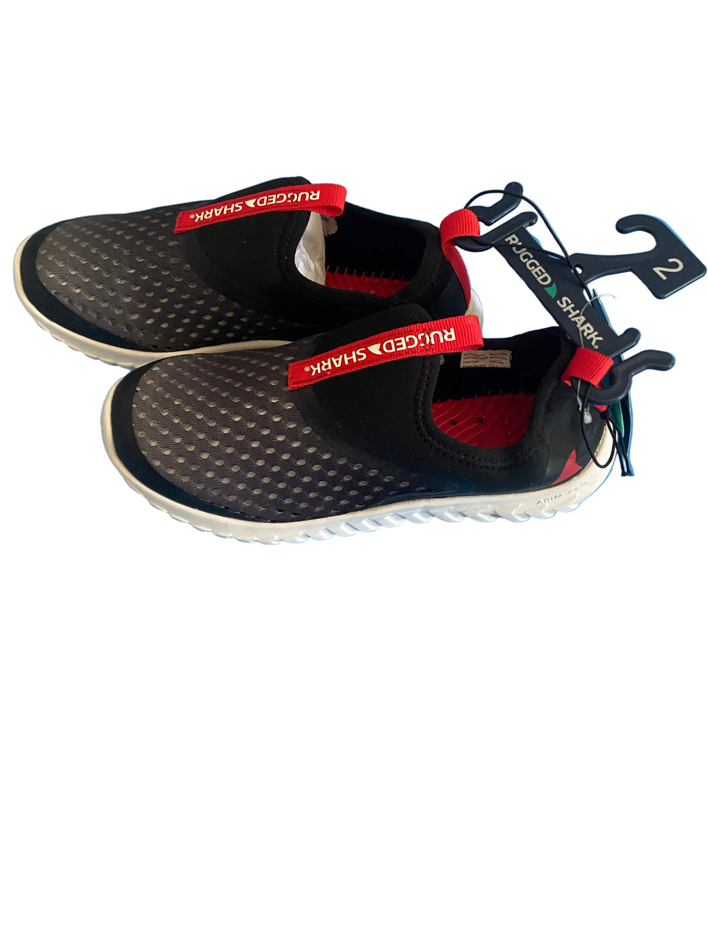 RUGGED SHART AQUAFLO WATER SHOES (SIZE 2)