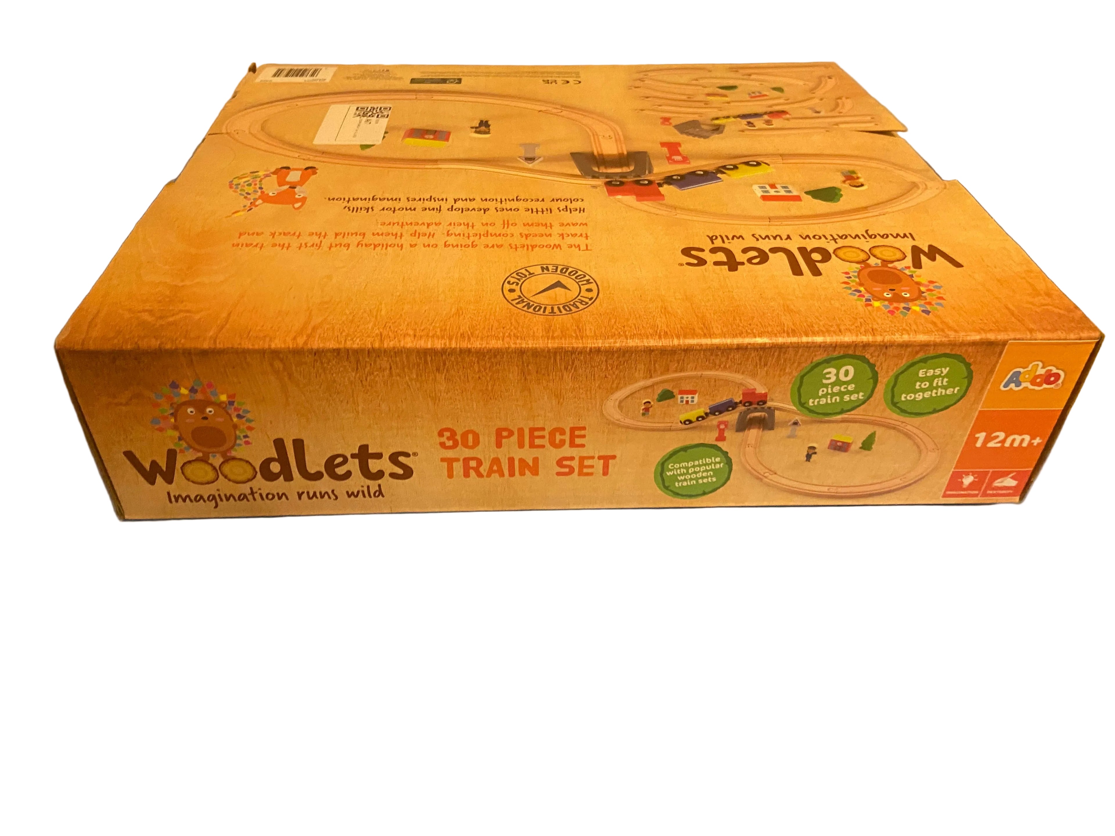 ADDO WOODLETS 30 PIECE TRAIN SET