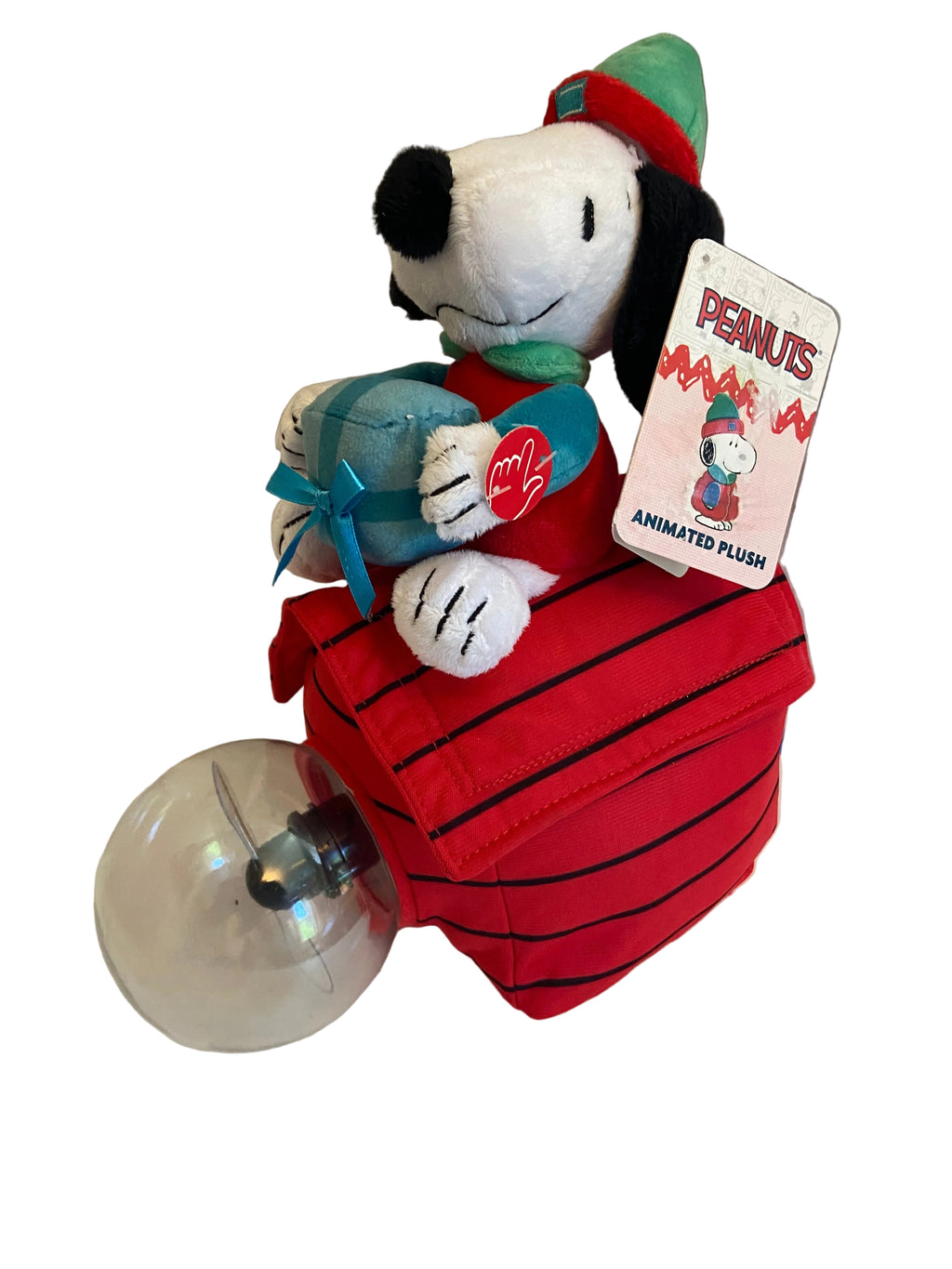 Snoopy Animated Christmas Plush Plays Music Lights Up