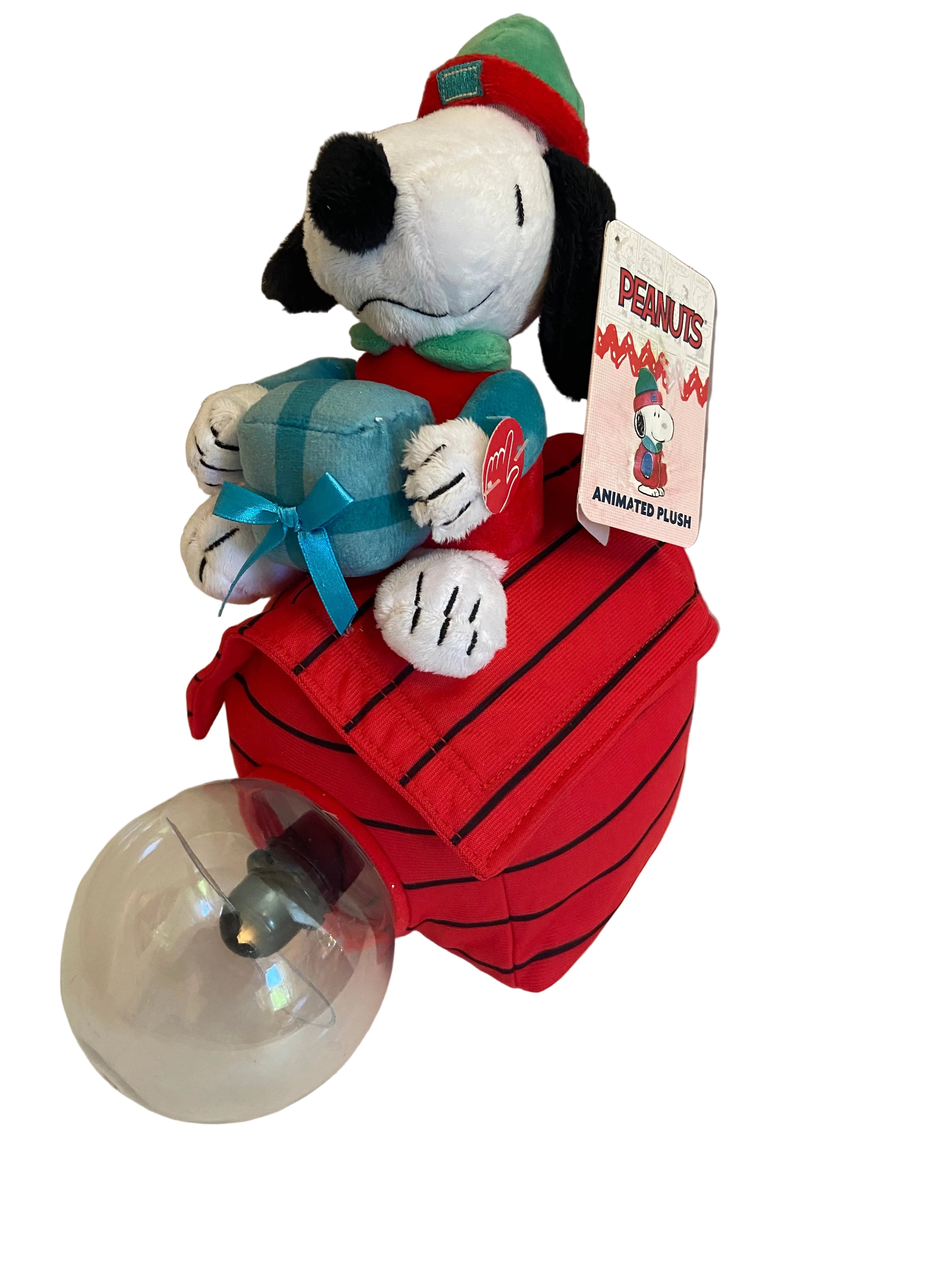 Snoopy Animated Christmas Plush Plays Music Lights Up