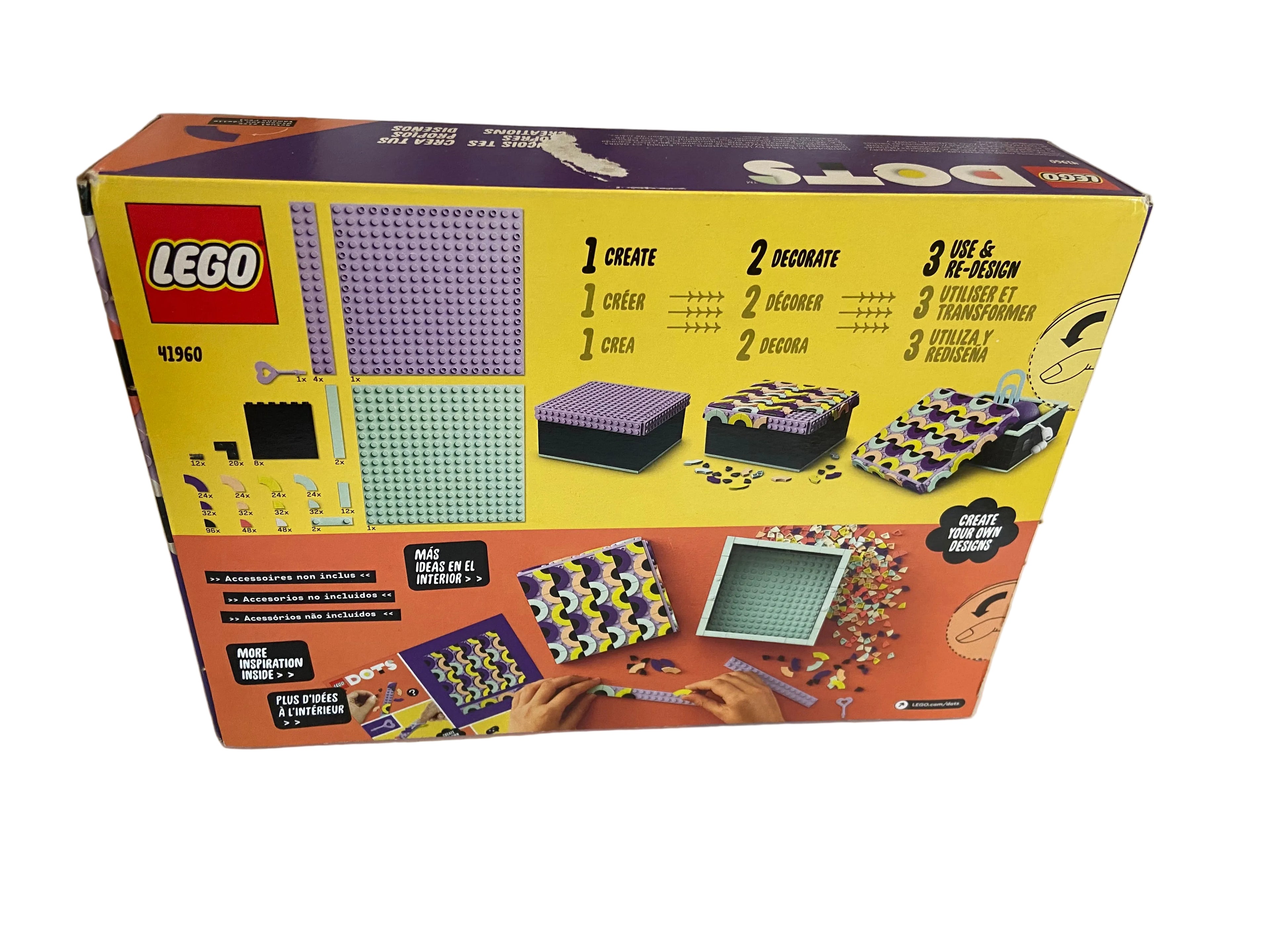 LEGO DOTS Storage Box Arts and Crafts Set 41960