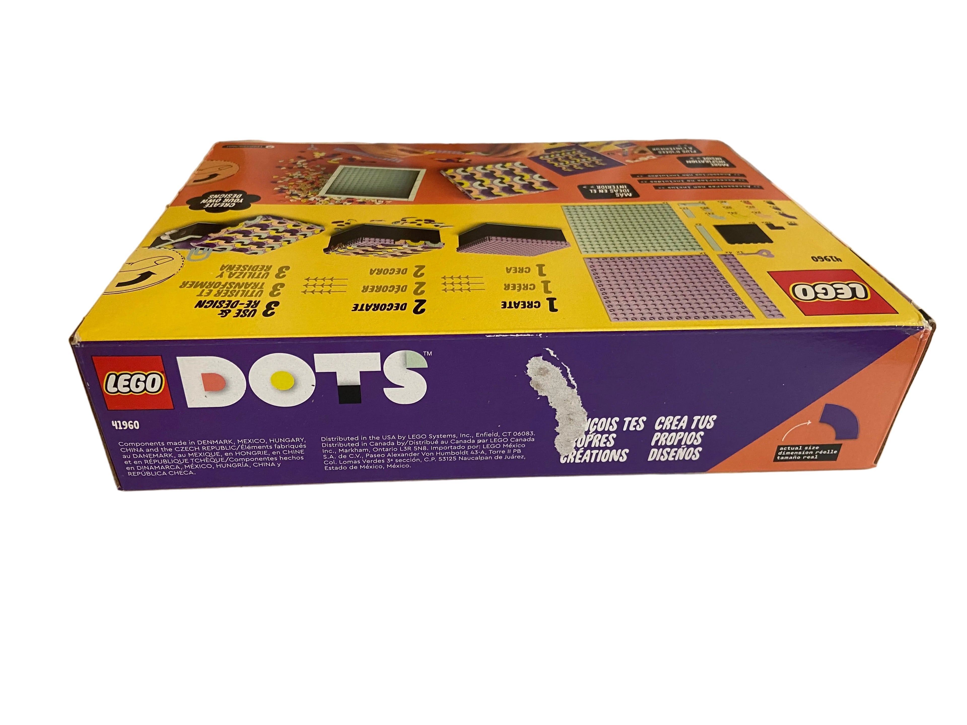 LEGO DOTS Storage Box Arts and Crafts Set 41960
