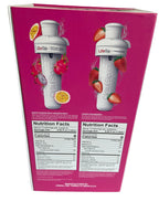Cirkul  Hot Pink Stainless Steel Water Bottle Starter Kit with Pink Lid and 2 Flavor Cartridges