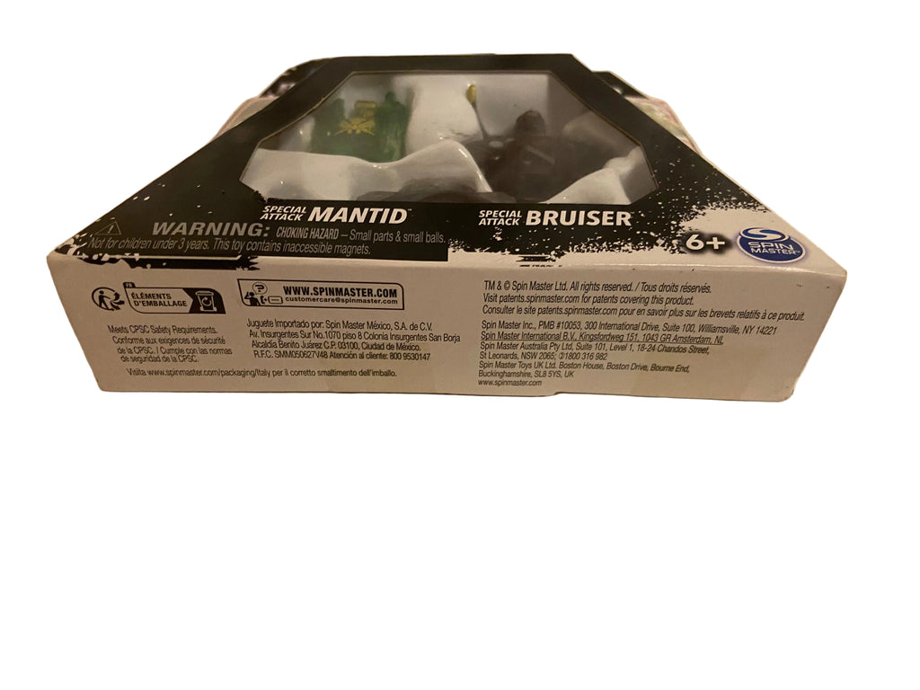 BAKUGAN STEET BRAWL- set of 2- DRAGONOID / NILLIOUS AND MANTID / BRUISER