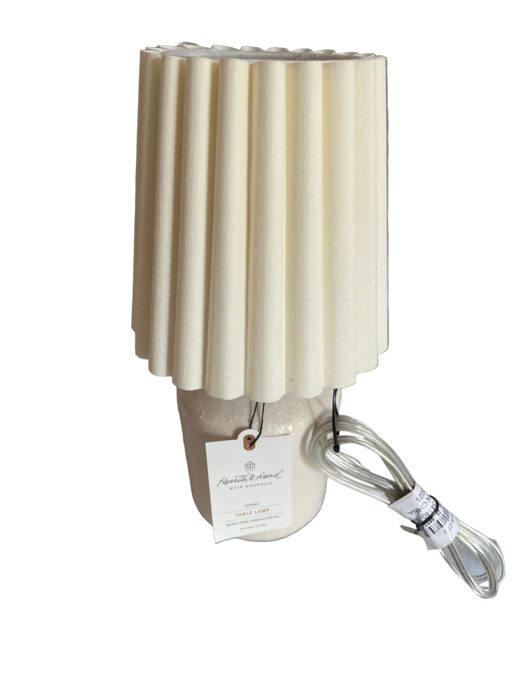 Hearth and Hand with Magnolia Ceramic Table Lamp (13 in)
