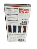 QFX BLUETOOTH SPEAKER BT-15 WITH LED PARTY LIGHTS (RED)