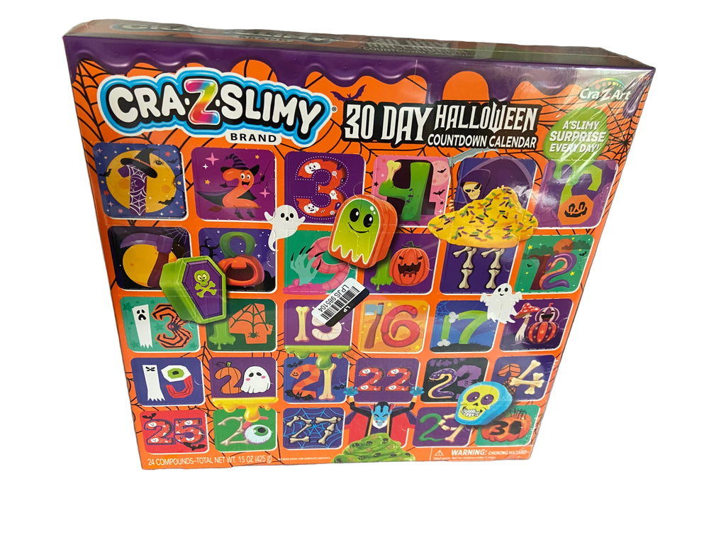 Cra-Z-Slimy 30 Days of Halloween Fun Calendar