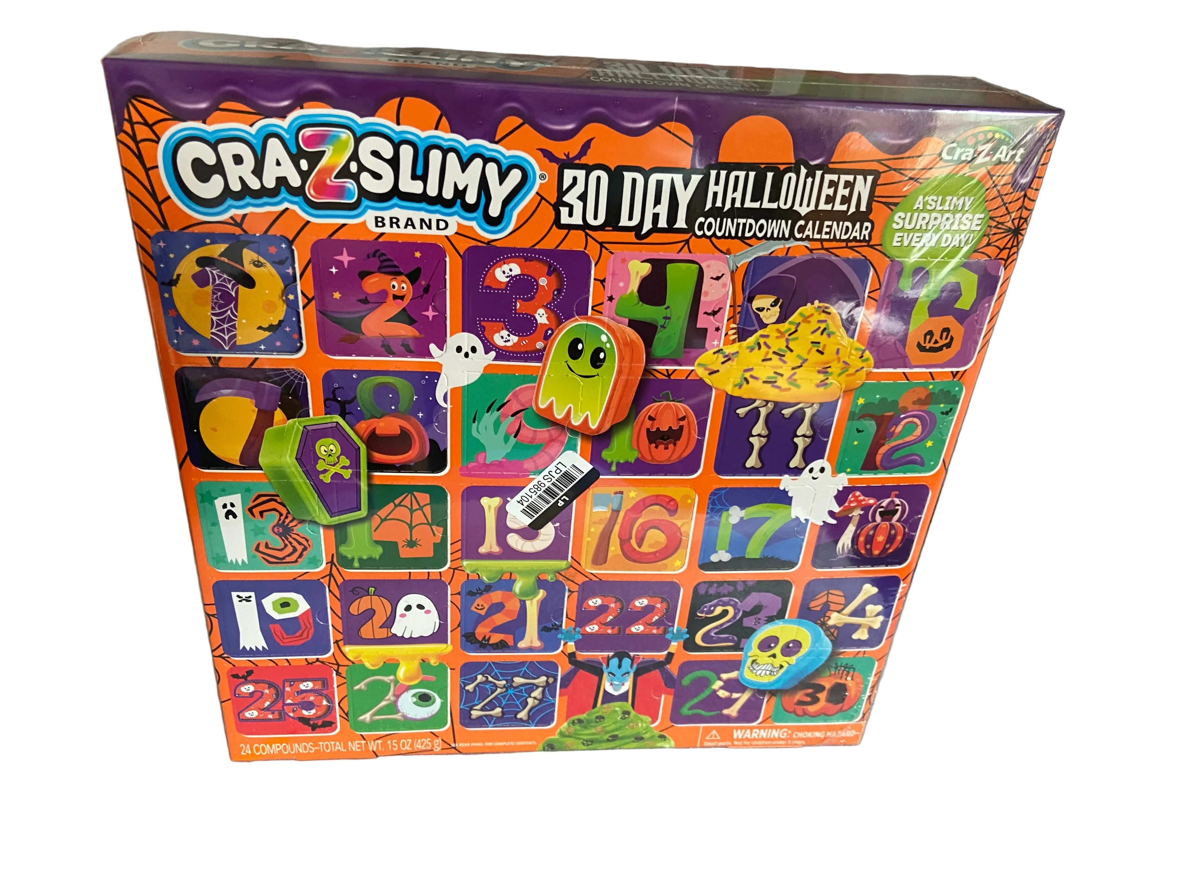 Cra-Z-Slimy 30 Days of Halloween Fun Calendar