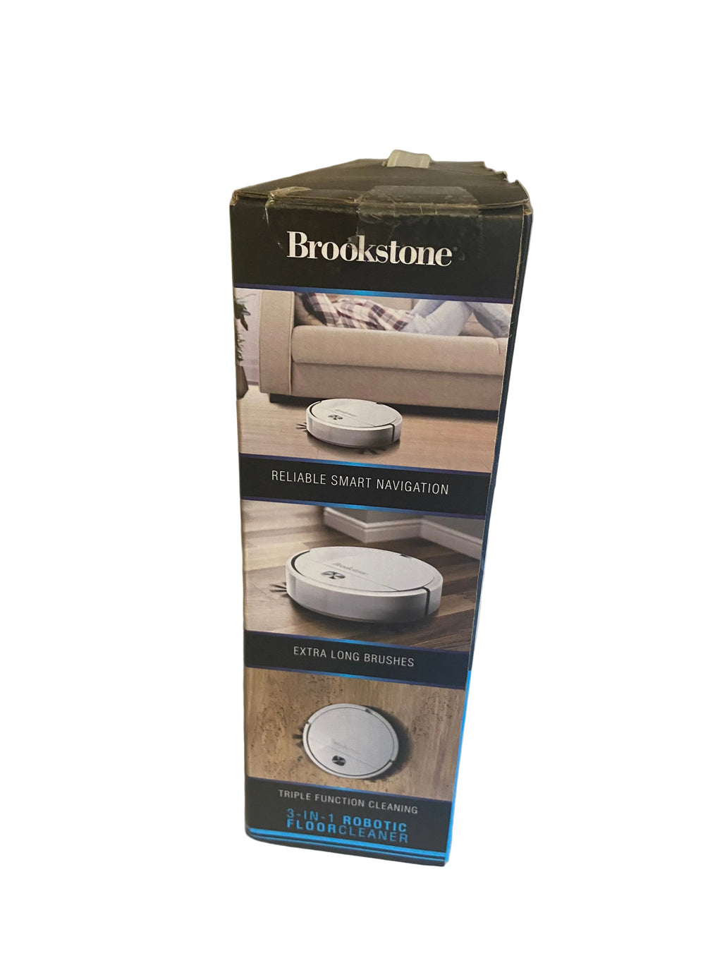 BROOKSTONE 3 IN 1 ROBOTIC FLOOR CLEANER