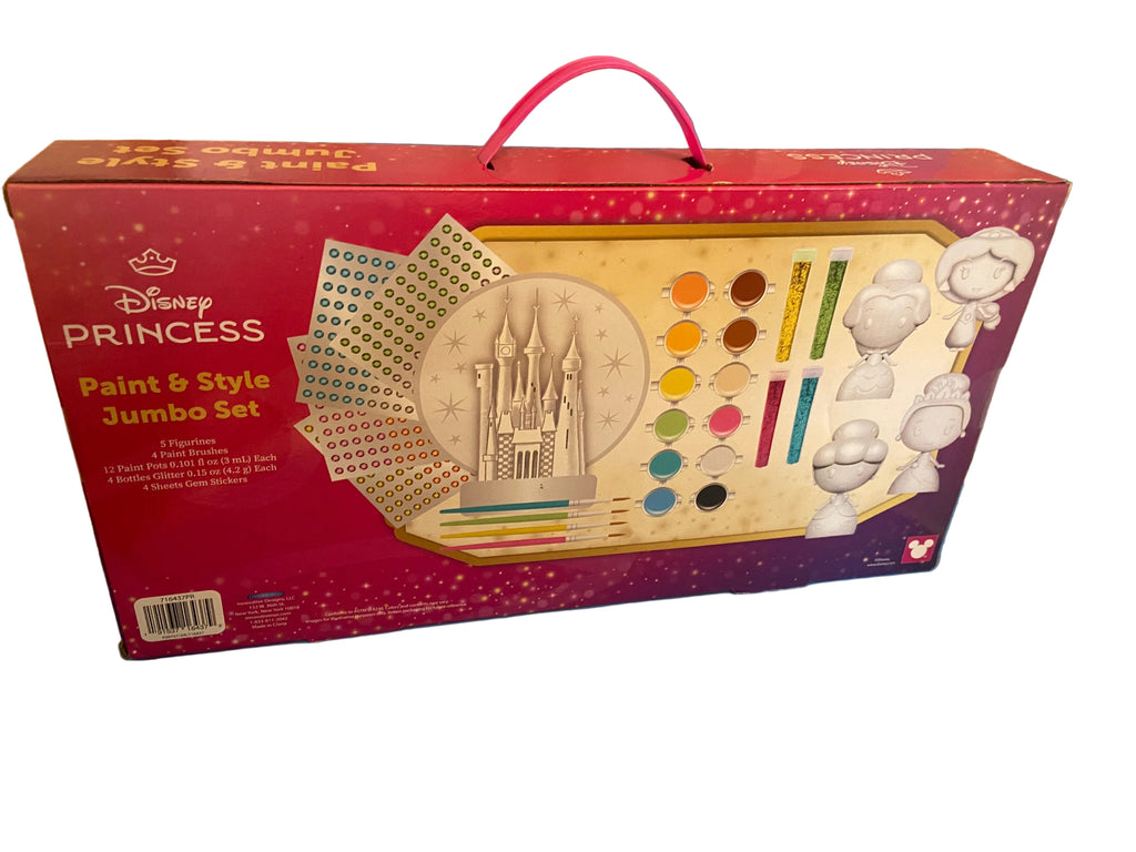 Disney Princess Paint and Style Jumbo Set