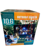 Big Fun Leisure, Inflatable 10.6' Outdoor Screen with Built-In Stand