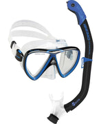 CRESSI ADULT SNORKELING COMBO - (BLUE/BLACK.